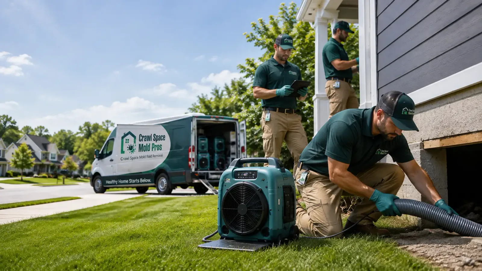 Crawl Space Mold Removal in Blakeslee, OH